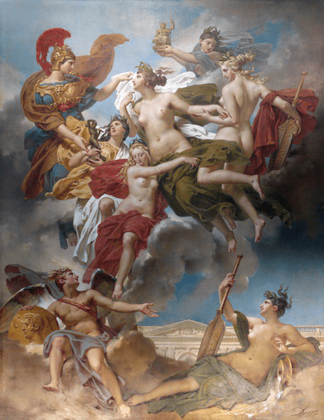 Les Nymphes de Parthénope 120x80 cm