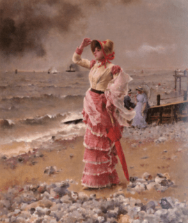 Le Bord de mer 90x75 cm